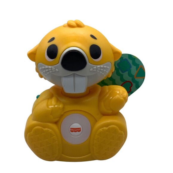 Fisher-Price Linkamals Boppin Beaver Interactive Musical Beaver Toy - Picture 1 of 6